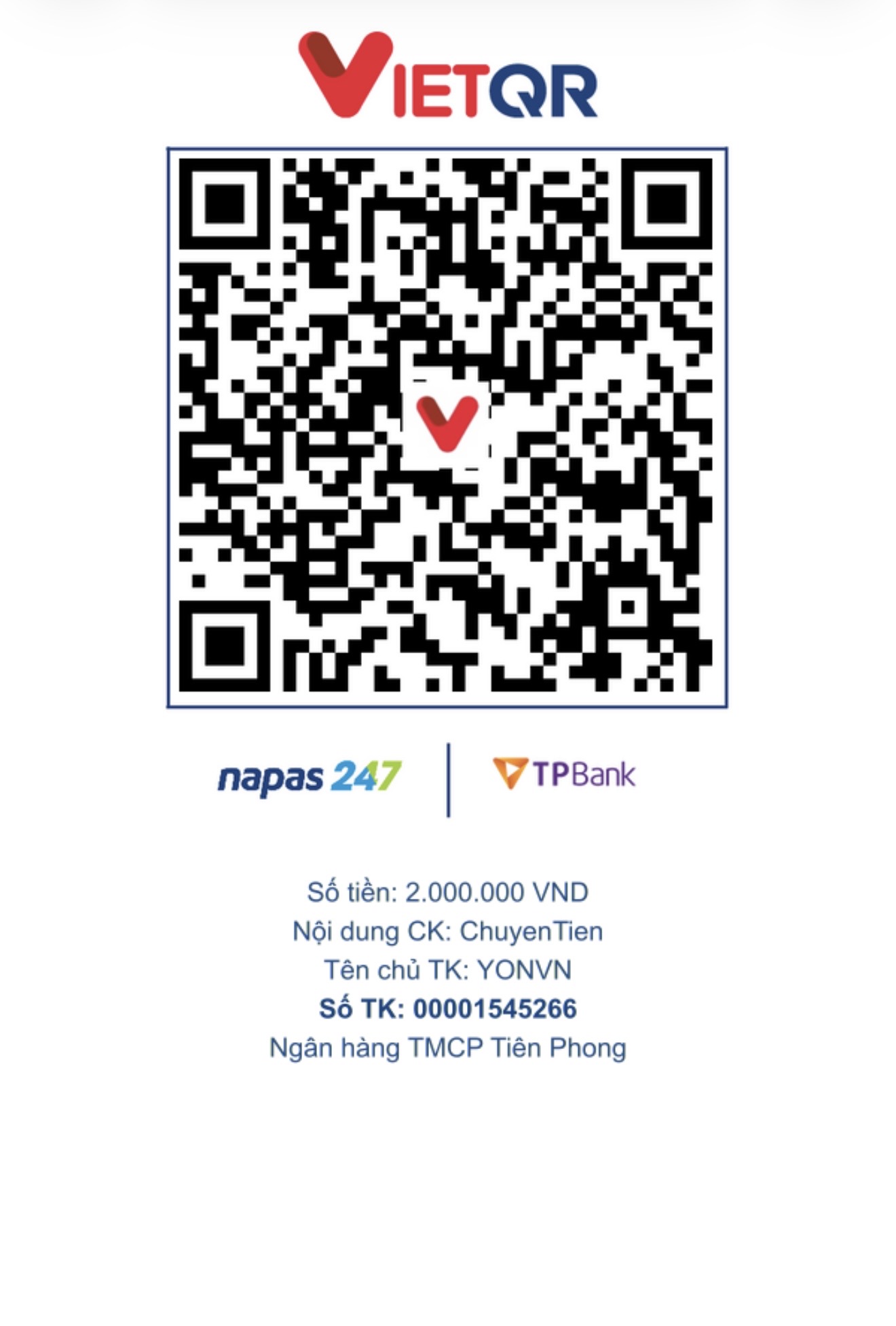 QR Code thanh toán